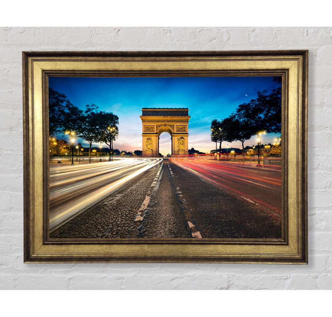 Arc De Triomphe 8 - Einzelner Bilderrahmen Kunstdrucke