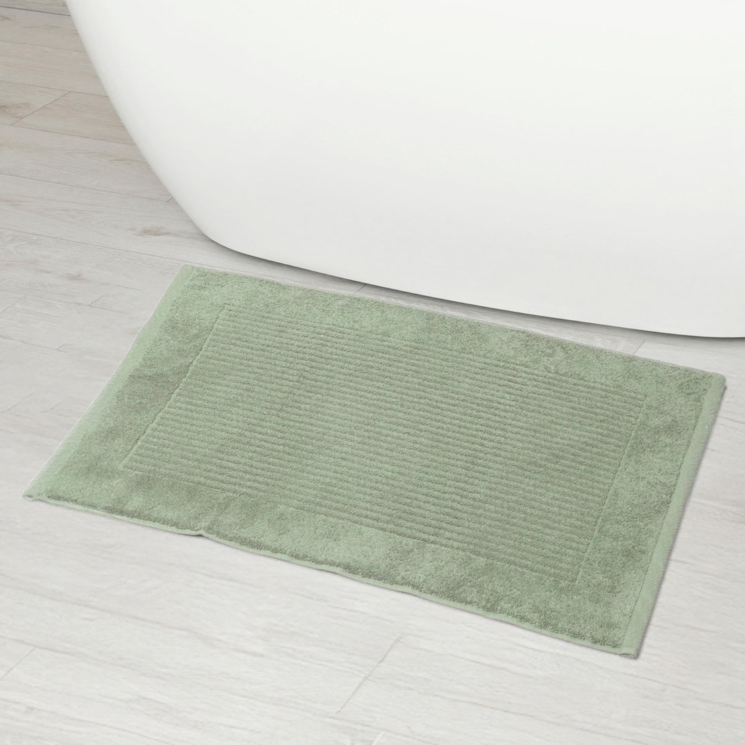 Linens Limited Non Slip Bath Mat, Bathroom Accessory for Spa Experience, Soft and Luxurious, Turkish Cotton, Super Absorbent Long Rug, Machine Washabl