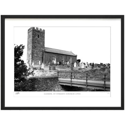 Llanon, St Ffraed's Church C1955 by Francis Frith - Single Picture Frame Print