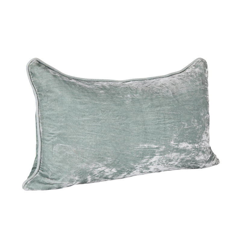 Oreiller Lexington, H 14 po x l 26 po, Forme rectangulaire, Turquoise pâle