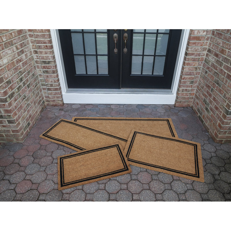Tapis de porte d'extérieur Azu, Rectangle 2 pi x 5 pi