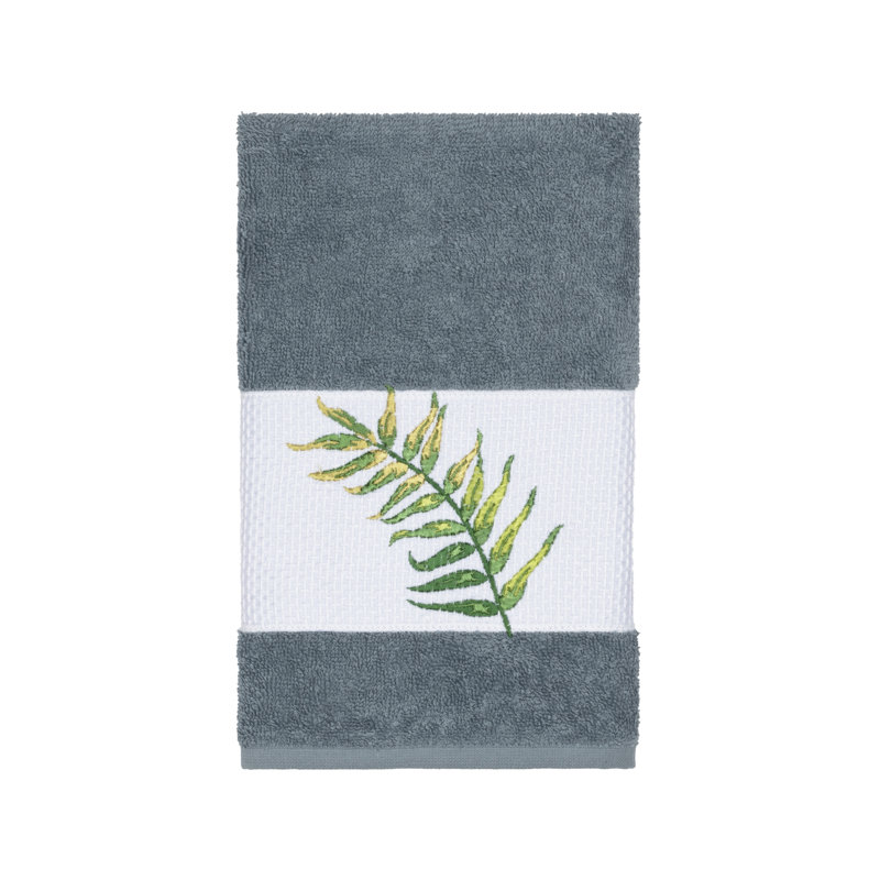 Débarbouillette en coton Zoe, Bleu sarcelle