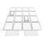 Heavy Duty 16 Panel Folding Metal Pet Playpen Dog Exercise Fence