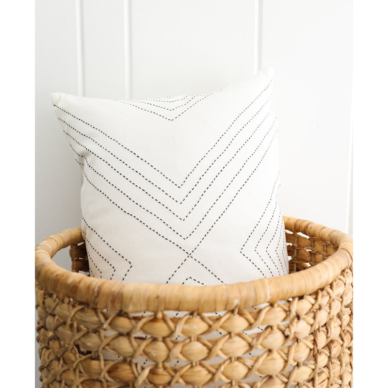 Lumbar Pillow Cover & Insert, Bone