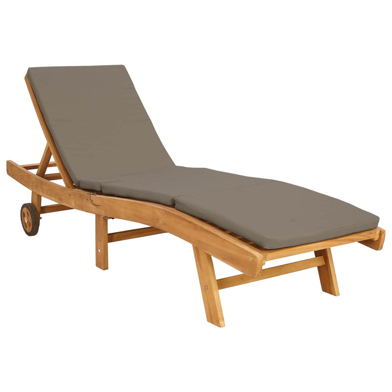 Outdoor Lounge Chair, Brown