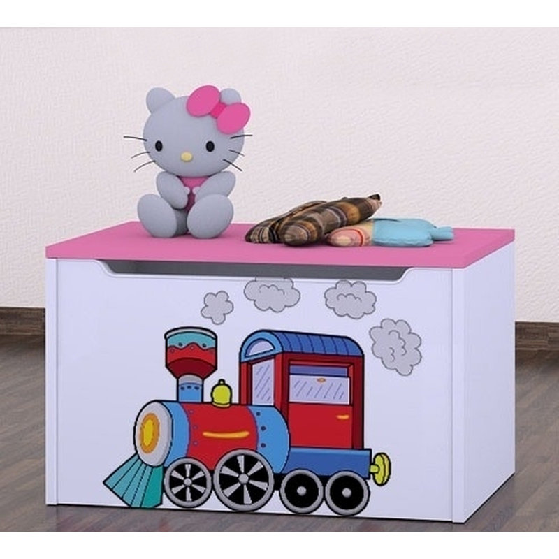 Schutzer Super Locomotive Toy Box, Pink