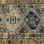 Distressed Anatolian Turkish Vintage Rug in Blue for Bedroom Decor with Boho Style