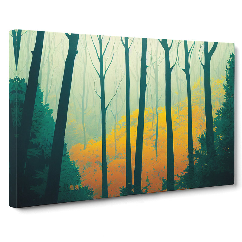 Welcoming Summer Forest - Wrapped Canvas, 40cm H x 60cm W x 3cm D
