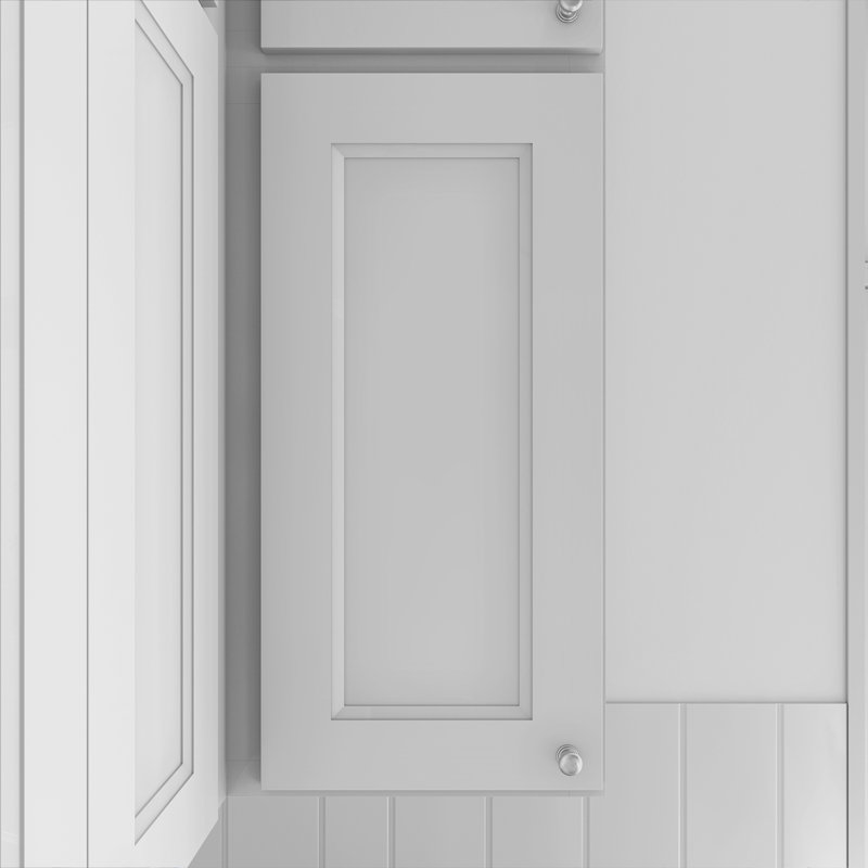 Wall Blind Corner Cabinet, 27" W x 30" H x 12" D, Newport White