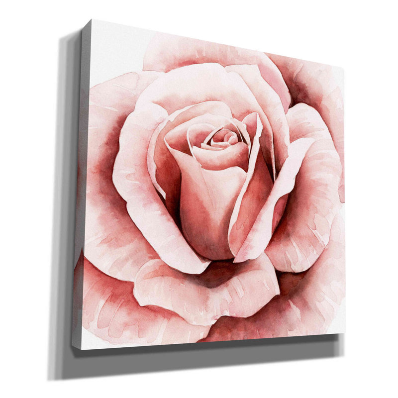 Rosdorf Park «Pink Rose II» par Grace Popp, H 12 po x l 12 po x P 0,75 po