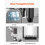 Machine à granité commerciale VEVOR, machine à boisson slush à bol simple 3L, machine à boisson glacée 330W avec conservation de la température, machine à boisson glacée à la maison en acier inoxydable, nettoyage automatique, noir