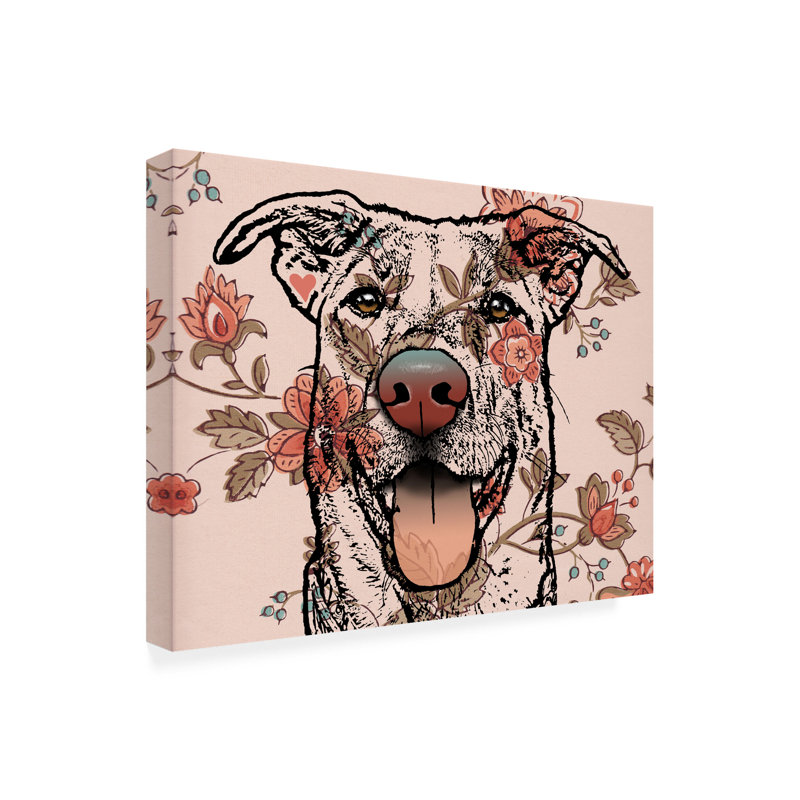 Les animaux regardent au-delà sur toile, H 14 po x l 19 po x P 2 po