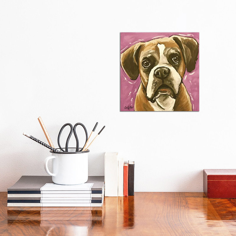 Boxer - Wrapped Canvas Print, 30.48 cm H x 30.48 cm W
