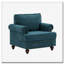 Fauteuil club en chenille