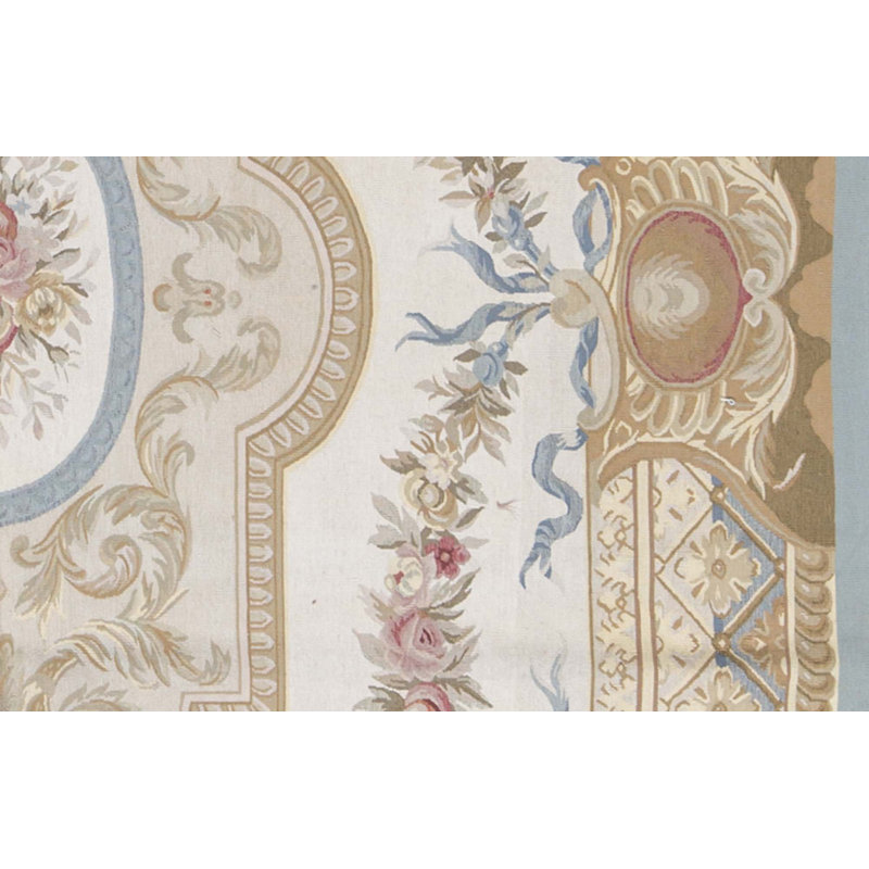 Hand-Knotted High-Quality Brown and Beige Area Rug