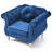 Farney Velvet Swivel Armchair-1524515540
