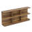 69" Rustic Brown Storage Console Table For Entryway