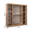 Natalie 2 Door Manufactured Wood Wardrobe-542778038-542778043