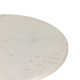 Zed Genuine Marble Pedestal End Table