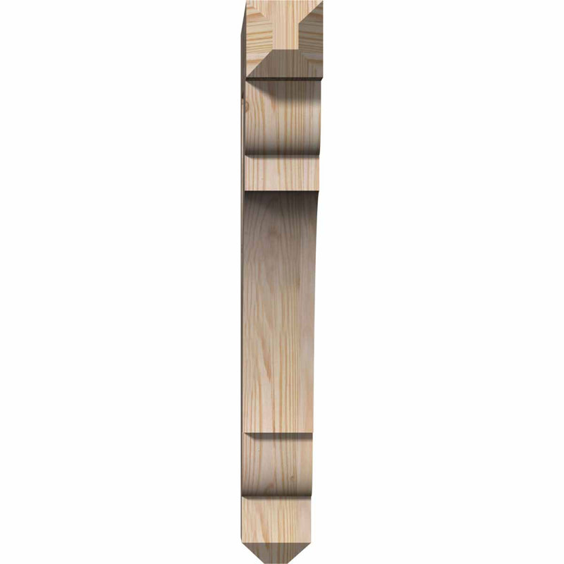 Support pour artisan olympique, H 20 po x l 3,5 po x P 28 po, Douglas (lisse)