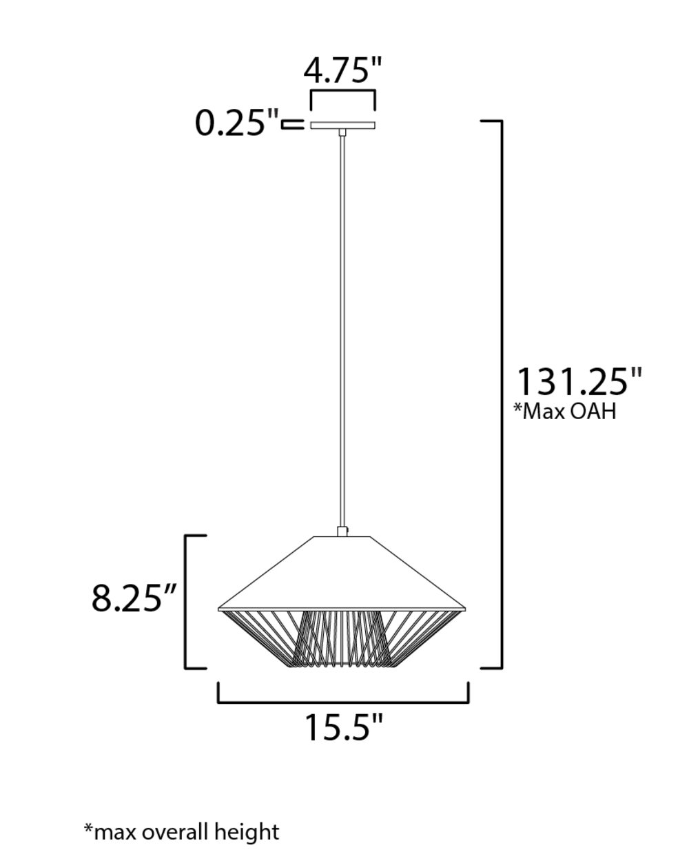 Lorana Single Light Dimmable Pendant, Gray/Black, Gray/Black