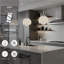 Luminaire suspendu 1 lumière DEL à intensité variable 1CCT pour couloir / îlot de cuisine-2090530547-2090530546