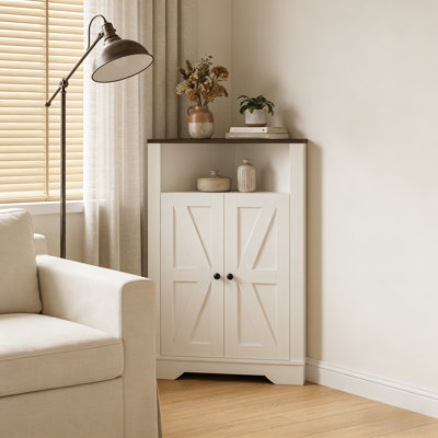 Armoire de coin Farmhouse
