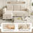79''  L Shaped Upholstered Sleeper Sofa with 2 side storage bags-191365285