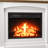 Farmhouse Electric Fireplace TV Stand with LED Light, Fits up to 50" TVs