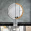 Huldar Glass Flat Wall Mirror