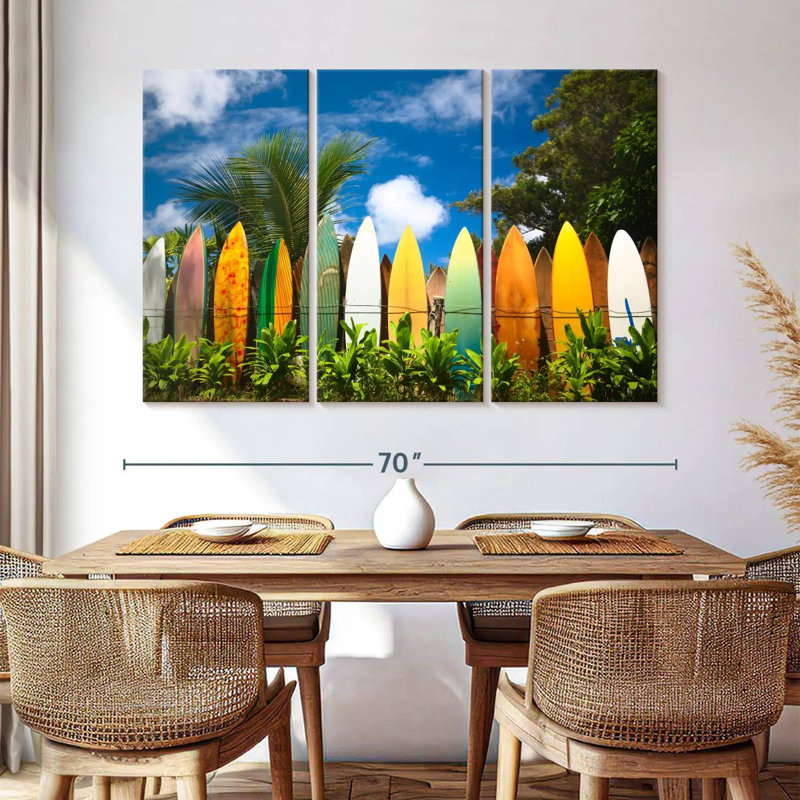 Rangée de planche de surf Senne, H 42 po x l 65 po