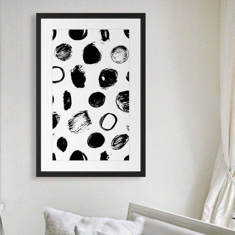 «Paranoia», reproduction d'art encadrée, H 45 po x l 30 po x P 1,5 po