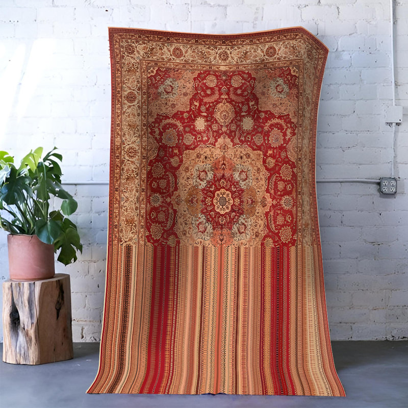 Tapis intérieur / extérieur Saneya, Tapis de couloir 3 pi 3 po x 9 pi 10 po