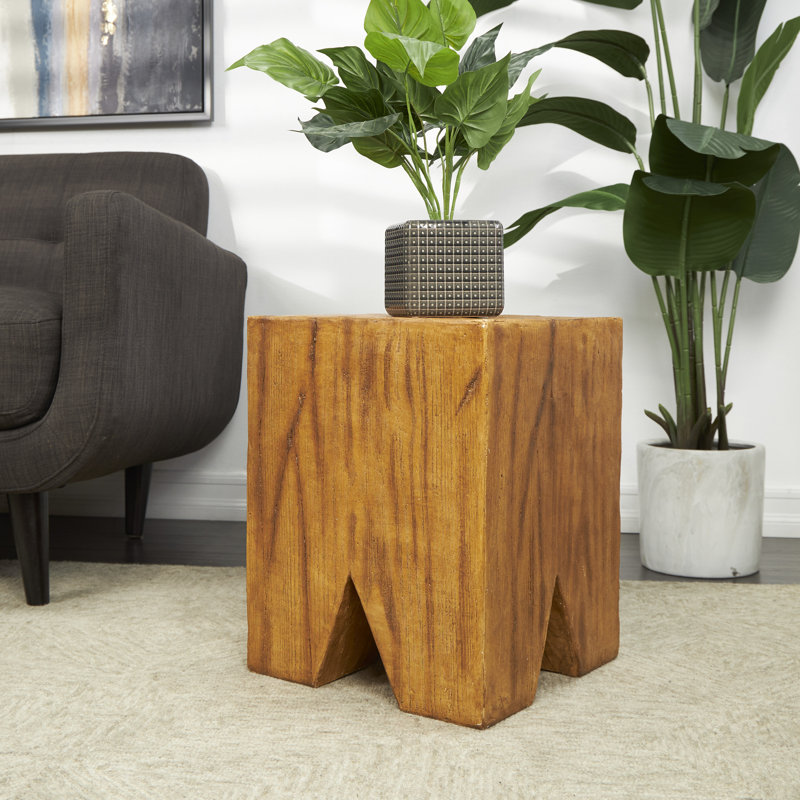 Benardo Solid Wood Side Table