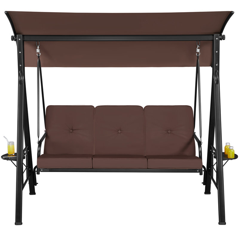 3 Person Porch Swing with Canopy