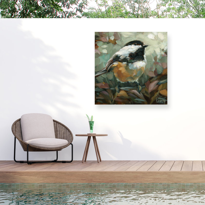 Toile d'extérieur Andrea Lavery Chickadee, H 14 po x l 14 po