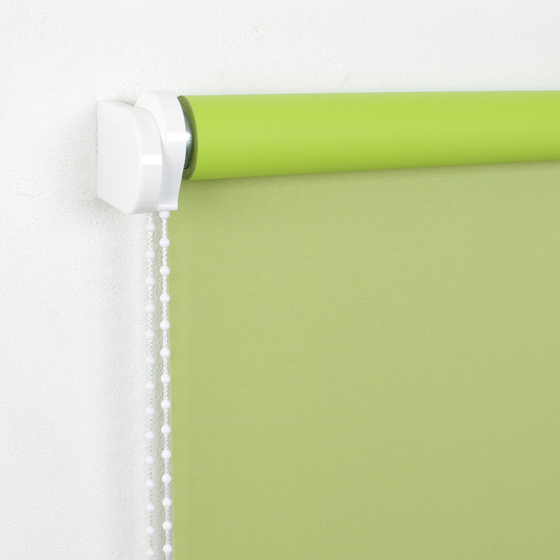 Blackout Roller Blind, Green, 202cm L x 180cm W