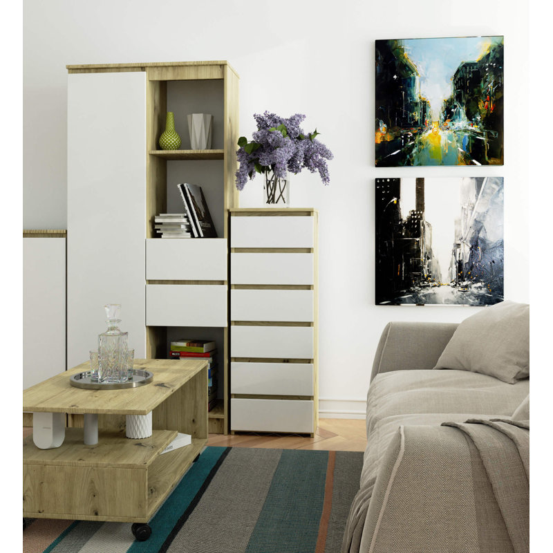 Sprage Particle Board Rectangle Storage Unit Accent Chest