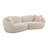 Tov Furniture Marion Two-Tone Textured Boucle Sectional