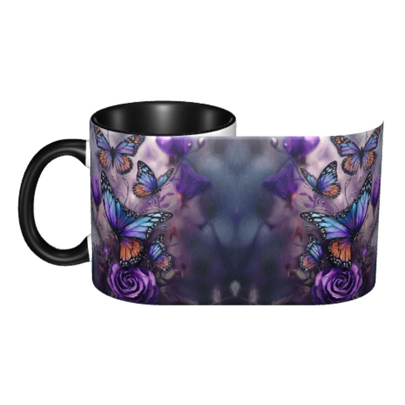 Butterfly Coffee Mug Ceramic Coffee Cup 11oz