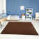 Myshaggy Collection Rugs Solid Design in Brown