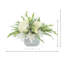 Hydrangea, Pampas and Fern Arranged in a Ceramic Pot