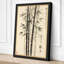 Bamboo in Black Ink Japandi - Wrapped Canvas-1505555700-1505555709