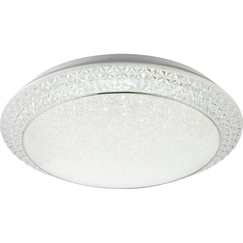 Goldsand Acrylic LED Flush Mount, 12cm H x 51cm W x 51cm D