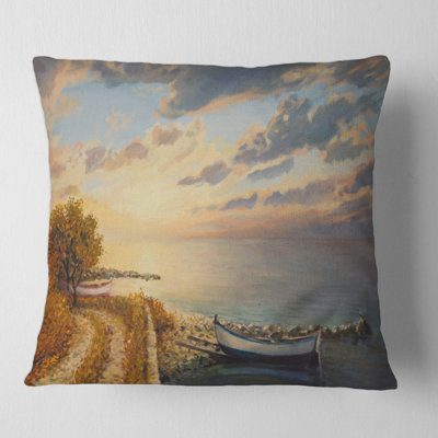 Housse et insert de coussin romantique Sunrise by the Sea