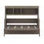 Lit escamotable simple avec bureau et tablettes de rangement-1569495108
