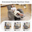 Fauteuils inclinables et pivotants électriques Veya avec appui-tête et accoudoirs réglables, avec fonctions de massage et de chauffage-295032911