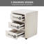 20.3'' W 3-Drawer Velvet Nightstand, Pre-Assembled-1274518199