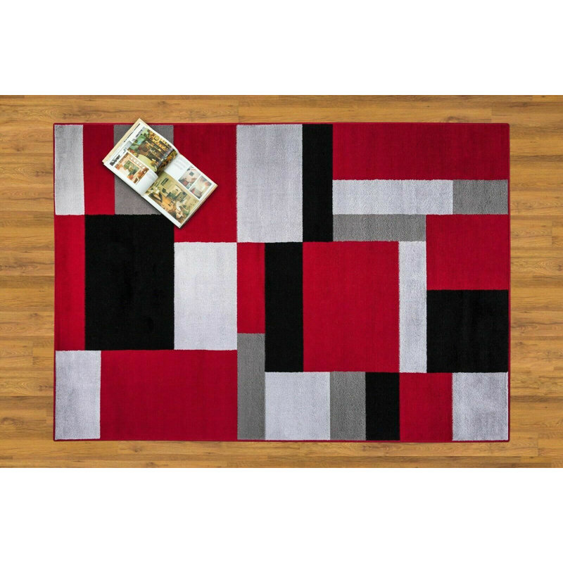 Runner Frantzeska Geometric Hand Woven Area Rug, 60 x 110