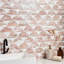Moonrise Polished Thassos Marble Mosaic Tile-1659822257